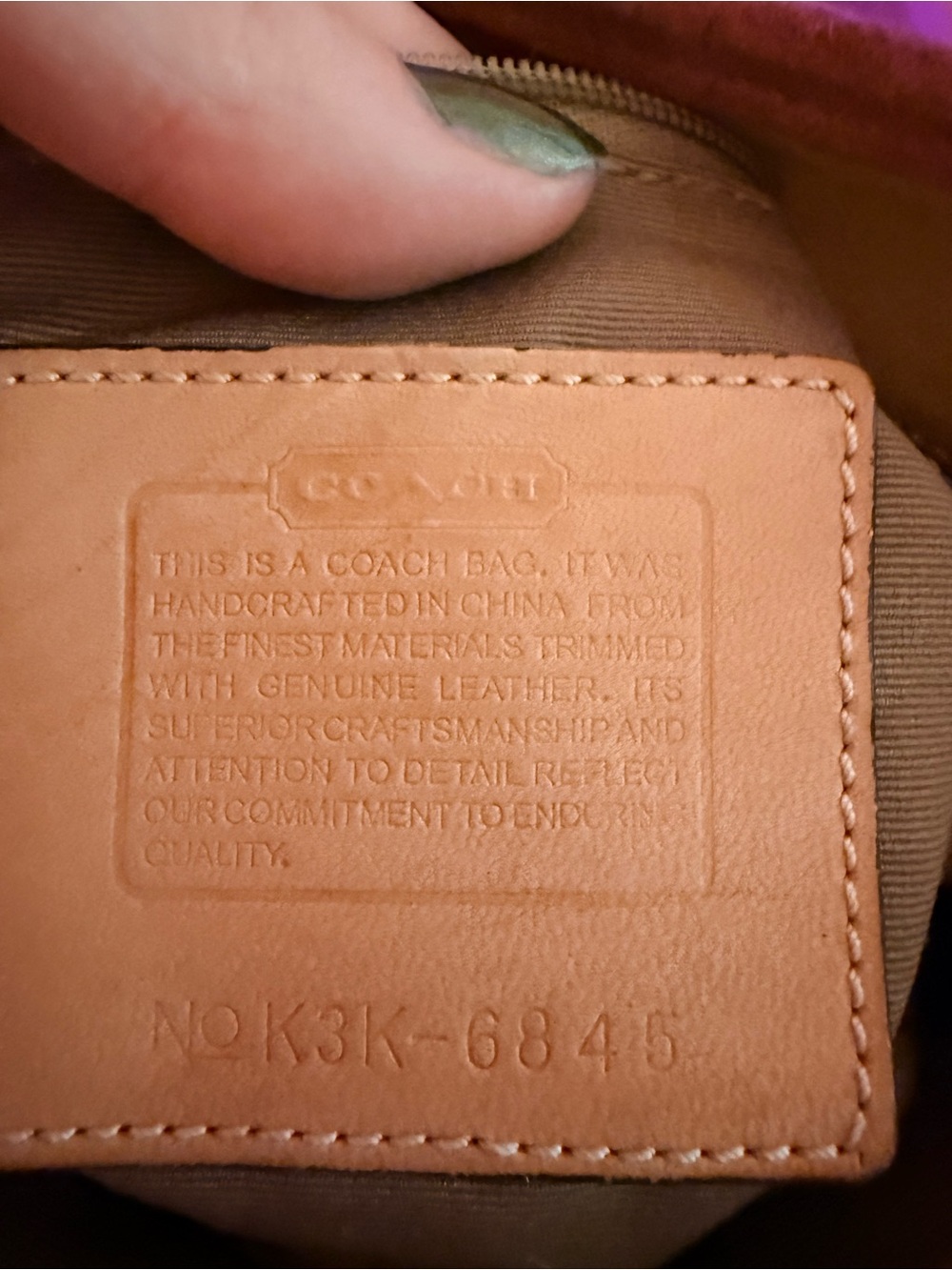 Rare 2003 Coach Pink Signature Hampton Shoulder Bag - Picture 4 of 4